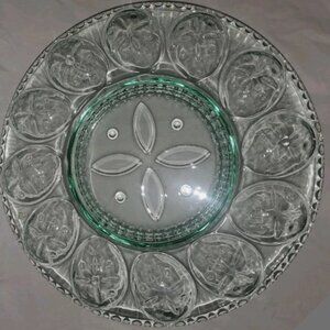 RETIRED Longaberger Green Egg Serving Plate